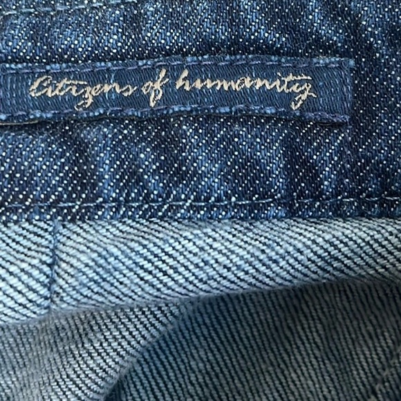 Citizens of Humanity Fay Blue Flare Wide Leg Jeans - Picture 4 of 13